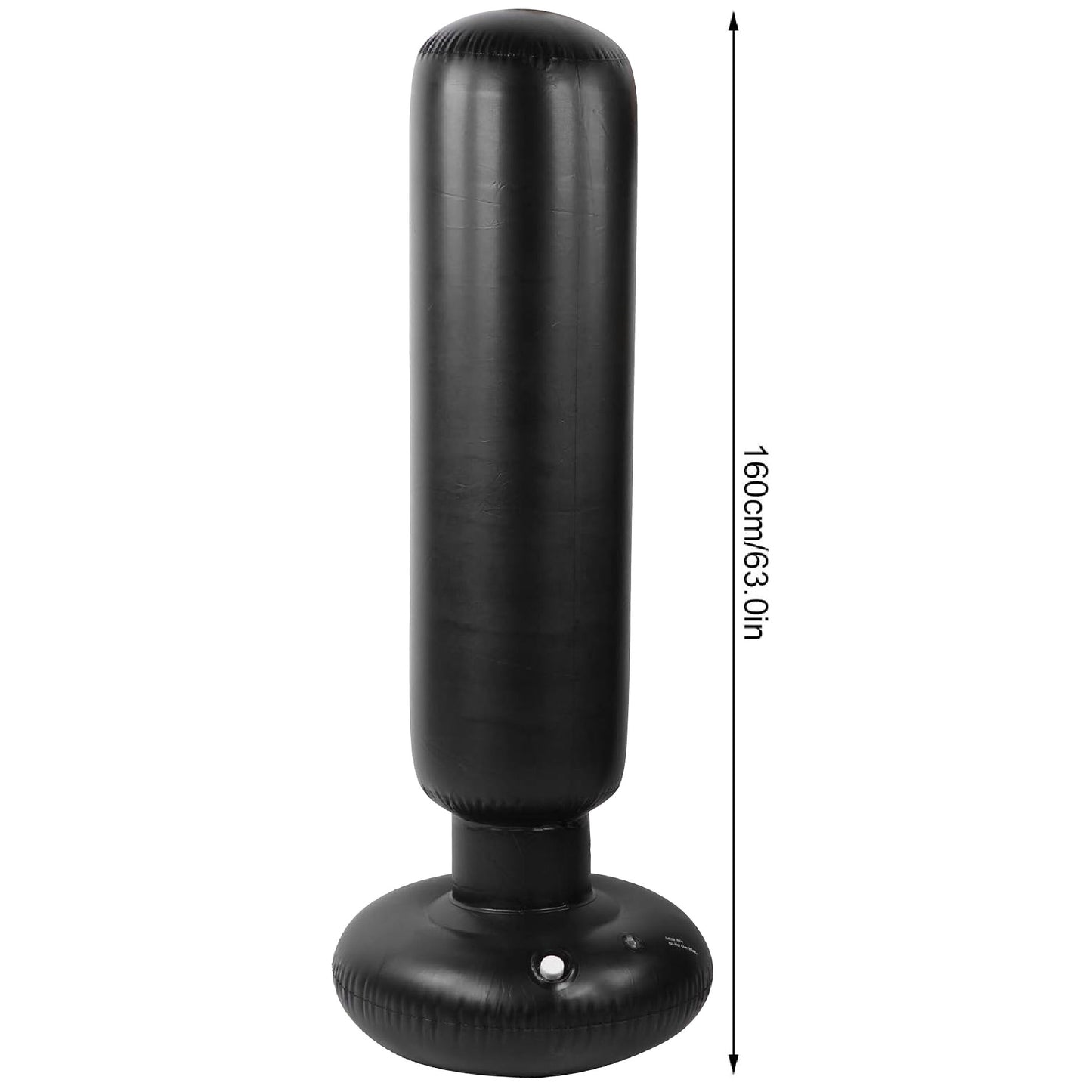 Saco Boxeo Inflable Fitness Con Guantes