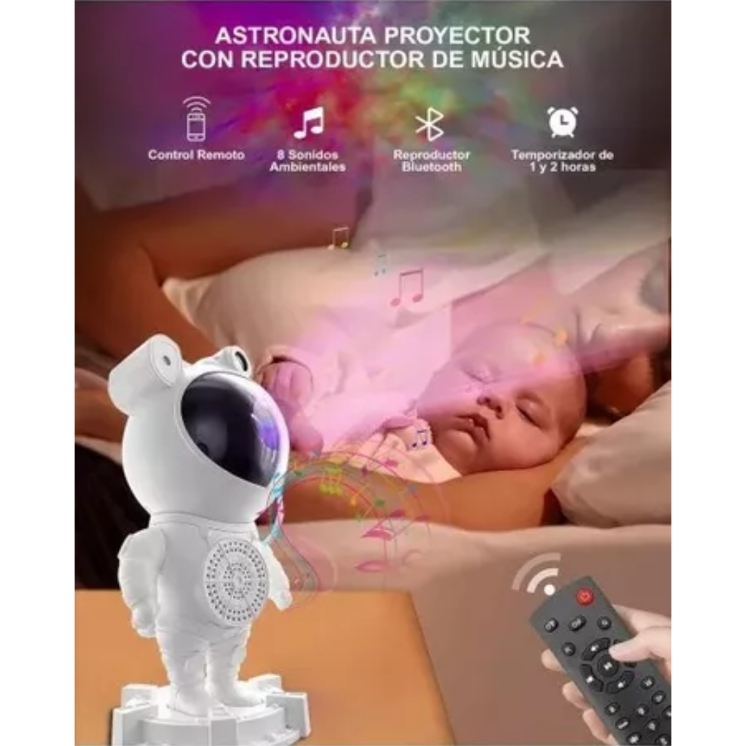 PROYECTOR ASTRONAUTA CON PARLANTE