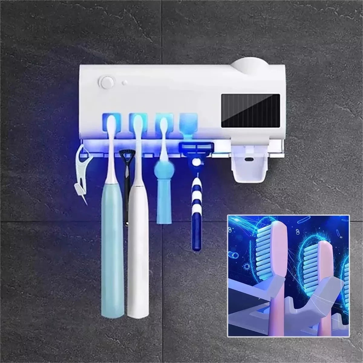 Porta Cepillo  Esterilizador Uv